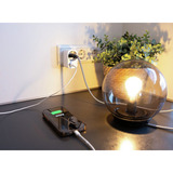 Ansmann USB-oplader Home Socket HS220 / 3 A / 20 W / 2 Porte Hvid