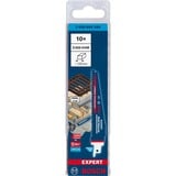 Bosch 2 608 900 390 stiksav, rullesav & sabelsavklinge Saber savklinge Karbid 10 stk Saber savklinge, Støbejern, Byggetræ med søm, Glasfiber forstærket plastik, Plast, Karbid, Blå, 6 - 8, 3 mm