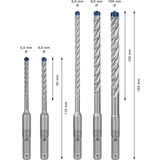 Bosch EXPERT hammerbor-sæt SDS-plus-7X, 5 dele, Drill bit sæt 