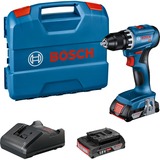 Bosch GSR 18V-45 1900 rpm 900 g Sort, Blå, Rød, Bore-/ skruemaskine Blå/Sort, Pistolgreb boremaskine, Børstefri, Sort, Blå, Rød, 1,3 cm, 1900 rpm, 3,5 cm
