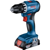 Bosch GSR 18V-45 1900 rpm 900 g Sort, Blå, Rød, Bore-/ skruemaskine Blå/Sort, Pistolgreb boremaskine, Børstefri, Sort, Blå, Rød, 1,3 cm, 1900 rpm, 3,5 cm
