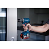 Bosch GSR 18V-45 1900 rpm 900 g Sort, Blå, Rød, Bore-/ skruemaskine Blå/Sort, Pistolgreb boremaskine, Børstefri, Sort, Blå, Rød, 1,3 cm, 1900 rpm, 3,5 cm