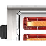 Bosch TAT5P420DE brødrister 2 skive(r) 970 W Sort, Sølv rustfrit stål/Sort, 2 skive(r), Sort, Sølv, Knapper, Niveau, Dreje, CE, VDE, 970 W, 220 - 240 V