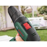 Bosch UniversalDrill 18V 1450 rpm Nøglefri 1,2 kg Sort, Grøn, Bore-/ skruemaskine Grøn/Sort, Pistolgreb boremaskine, Nøglefri, Sort, Grøn, 1 cm, 1450 rpm, 3 cm