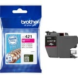 Brother LC421M blækpatron 1 stk Original Magenta Magenta, 1 stk, 200 Sider, Enkelt pakke