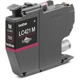 Brother LC421M blækpatron 1 stk Original Magenta Magenta, 1 stk, 200 Sider, Enkelt pakke
