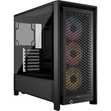 Corsair FRAME 4000D RS ARGB, Towerkabinet Sort