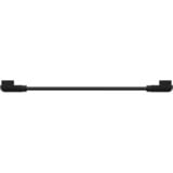 Corsair iCUE LINK Slim-kabel, 135mm, 90° vinklet Sort