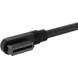 Corsair iCUE LINK Slim-kabel, 135mm, 90° vinklet Sort