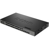 D-Link DXS-3410-32SY netværksswitch Administreret L3 Sort Administreret, L3, Fuld duplex, Stativ-montering