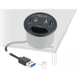 DeLOCK 62794 interface hub USB 3.2 Gen 1 (3.1 Gen 1) Type-A 5000 Mbit/s Sort, USB hub USB 3.2 Gen 1 (3.1 Gen 1) Type-A, 3.5mm, USB 3.2 Gen 1 (3.1 Gen 1) Type-A, USB 3.2 Gen 1 (3.1 Gen 1) Type-C, 5000 Mbit/s, Sort, 1,5 m, Kina