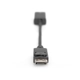 Digitus 4K DisplayPort til HDMI adapter/konverter Sort