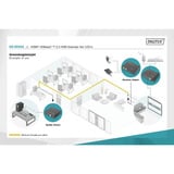 Digitus 4K HDBaseT 2.0 HDMI KVM Extender Sæt, HDMI-udvidelse forlænger Sort