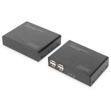 Digitus DS-55505, HDMI-udvidelse forlænger Sort