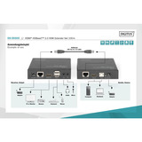 Digitus DS-55505, HDMI-udvidelse forlænger Sort