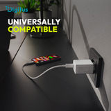 Digitus USB Oplader 20W, 1x USB-C, 1x USB-A Hvid