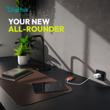 Digitus USB Oplader 20W, 1x USB-C, 1x USB-A Hvid