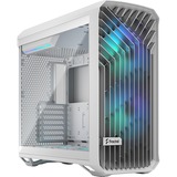 Fractal Design Torrent White RGB TG Clear Tint, Towerkabinet Hvid