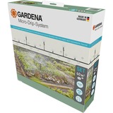GARDENA Micro-Drip-System drypvandingssæt grøntsags-/blomsterbed 60m², Drippers Sort/grå
