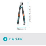 GARDENA TeleCut Pro S, 12040-88, Grensaks grå/Turkis