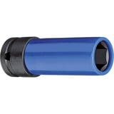 GEDORE rød kraftskruetrækkerindsats 1/2", SW 17mm, Topnøgle Blå