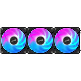 GIGABYTE AORUS EZ CHAIN FAN 120 (3-Pack) Bundkort Ventilator 12 cm Sort 3 stk, Sag fan Sort, Ventilator, 12 cm, Sort