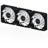 GIGABYTE AORUS EZ CHAIN FAN 120 (3-Pack) Bundkort Ventilator 12 cm Sort 3 stk, Sag fan Sort, Ventilator, 12 cm, Sort