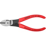 KNIPEX 74 01 140 tang Diagonale horisontale tænger, Skære tang Rød, Diagonale horisontale tænger, Krom-vanadium-stål, Plast, Rød, 14 cm, 131 g