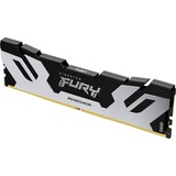 Kingston FURY FURY 16 GB 6400 MT/s DDR5 CL32 DIMM Renegade Silver, Hukommelse Sort/Sølv, 16 GB, 1 x 16 GB, DDR5, 288-pin DIMM