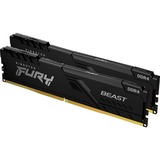 Kingston FURY FURY Beast hukommelsesmodul 16 GB 2 x 8 GB DDR4 3600 Mhz Sort, 16 GB, 2 x 8 GB, DDR4, 3600 Mhz, 288-pin DIMM