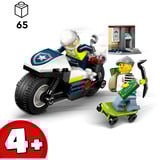 LEGO City Politimotorcykel på forbryderjagt, Bygge legetøj Byggesæt, 4 År, Plast, 65 stk, 158 g