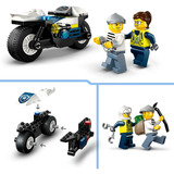 LEGO City Politimotorcykel på forbryderjagt, Bygge legetøj Byggesæt, 4 År, Plast, 65 stk, 158 g