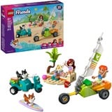 LEGO Friends Eventyr med surfende hunde og scooter, Bygge legetøj Byggesæt, 6 År, Plast, 113 stk, 144 g