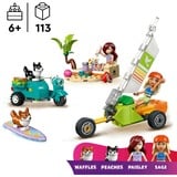 LEGO Friends Eventyr med surfende hunde og scooter, Bygge legetøj Byggesæt, 6 År, Plast, 113 stk, 144 g