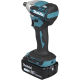 Makita Batteridrevet slagboremaskine DTW210RFJ, 18 Volt, Schlagskruemaskine Blå/Sort