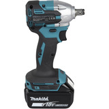 Makita Batteridrevet slagboremaskine DTW210RFJ, 18 Volt, Schlagskruemaskine Blå/Sort