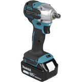 Makita Batteridrevet slagboremaskine DTW210RFJ, 18 Volt, Schlagskruemaskine Blå/Sort