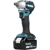 Makita Batteridrevet slagboremaskine DTW210RFJ, 18 Volt, Schlagskruemaskine Blå/Sort