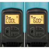 Makita Batteridrevet varmblæser HG001GZ01 XGT, 40 Volt, Varm luft blæser Blå/Sort