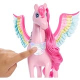 Mattel A Touch of Magic -pegasus og tilbehør, Spil figur Dukkekæledyr, 3 År, Batterier påkrævet, Lydeffekter understøttet, Lyseffekter, 490 g