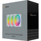 Ocypus Gamma F12 Elite ARGB, Sag fan Hvid