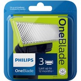 Philips Norelco OneBlade Trim, style, barber, udskifteligt skær, Klinge style, barber, udskifteligt skær, Barberingsblad, 3 hoved(er), Sort, Lime, Rustfrit stål, Philips, OneBlade (QP25xx), OneBlade Pro (QP65xx)