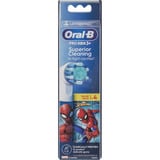 Procter & Gamble Oral-B Kids Spiderman 4-pak, Børstehoved Hvid, 4 stk, Flerfarvet, Hvid, Spider-man, 3 År, Blister