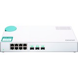 QNAP QSW-308S netværksswitch Ikke administreret Gigabit Ethernet (10/100/1000) Hvid Hvid, Ikke administreret, Gigabit Ethernet (10/100/1000)