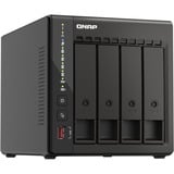QNAP TS-453E NAS Tower Intel® Celeron® J6412 8 GB 0 TB QNAP QTS Sort Sort, NAS, Tower, Intel® Celeron®, J6412, 8 GB, 0 TB