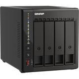 QNAP TS-453E NAS Tower Intel® Celeron® J6412 8 GB 0 TB QNAP QTS Sort Sort, NAS, Tower, Intel® Celeron®, J6412, 8 GB, 0 TB