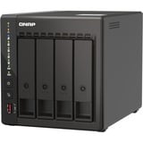 QNAP TS-453E NAS Tower Intel® Celeron® J6412 8 GB 0 TB QNAP QTS Sort Sort, NAS, Tower, Intel® Celeron®, J6412, 8 GB, 0 TB