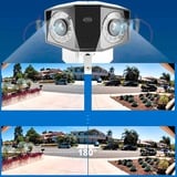 Reolink Duo Series P730 Kugle (form) IP-sikkerhedskamera Udendørs 4608 x 1728 pixel Væg, Overvågningskamera Hvid/Sort, IP-sikkerhedskamera, Udendørs, Ledningsført, Google Assistant, 560 lm, 6500 K