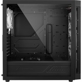 Sharkoon TG6M RGB Tower Sort, Towerkabinet Sort, Tower, PC, Sort, ATX, micro ATX, Mini-ITX, Spil, Flere