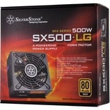 SilverStone SST-SX500-LG V2.1, PC strømforsyning Sort